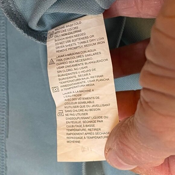 Dickies Men's T-Shirt 2XL Light Blue Crewneck With Pocket - Picture 9 of 11